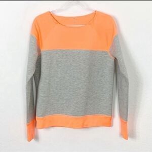 Athleta FUSE Cosmic Orange Pullover Sweatshirt Size XS